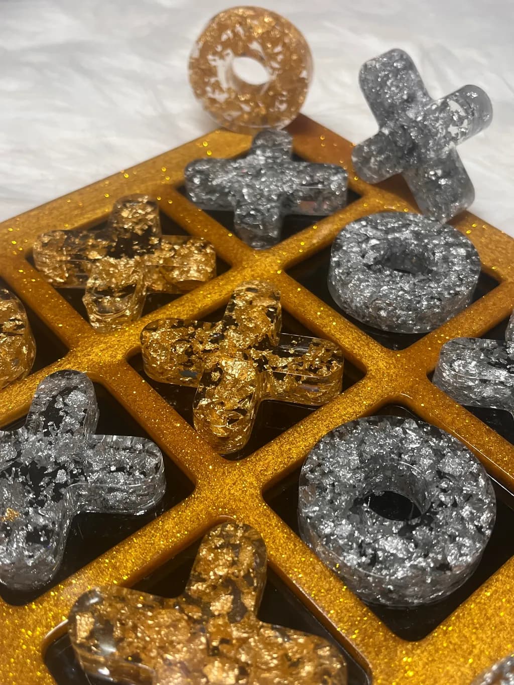 Gold and Silver Crosses and Rings