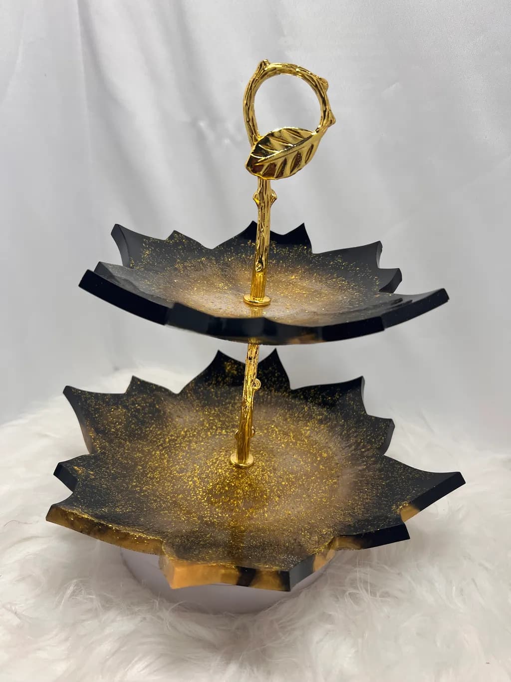 Black Gold Leaf Centerpiece