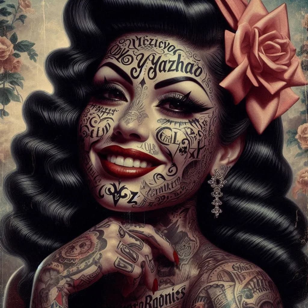 Vintage Tattooed Beauty