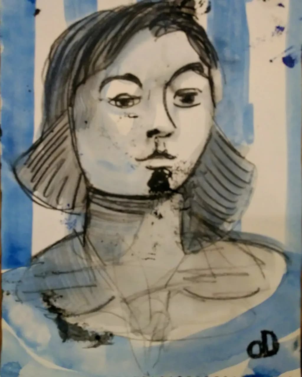 Contemplative Figure