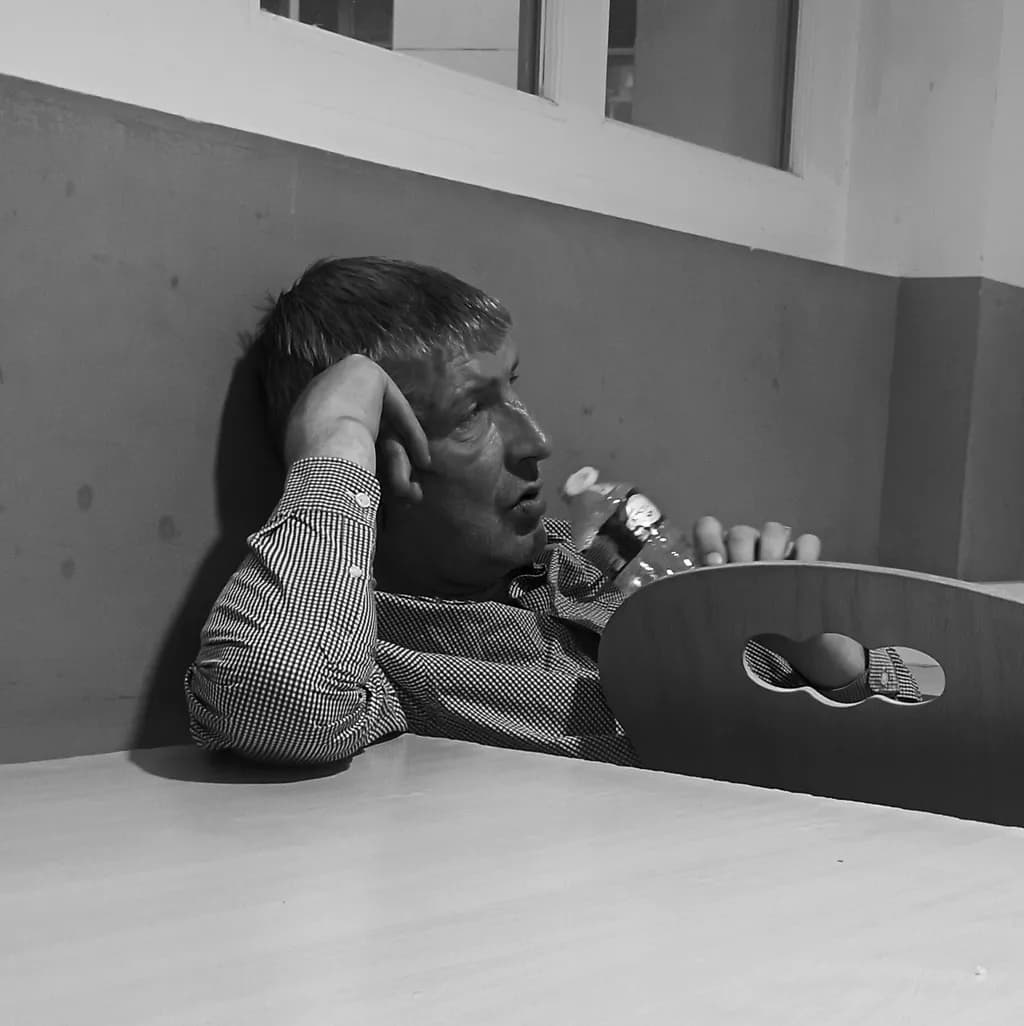 Pensive Moment Indoors