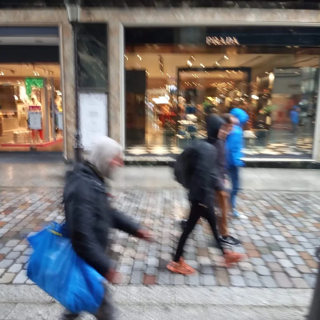 Rainwashed Street Walkers