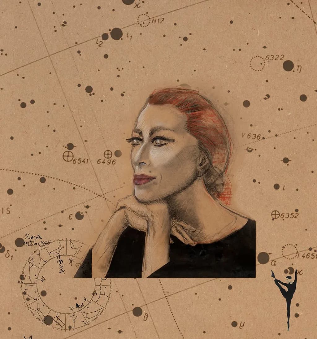 Portrait of Maya Plisetskaya