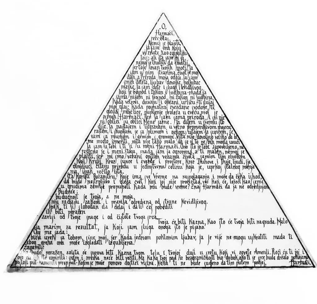 Piramid2 Text from a Piramid