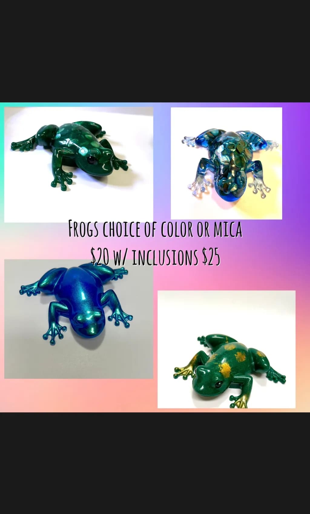 Colorful Frogs Collection