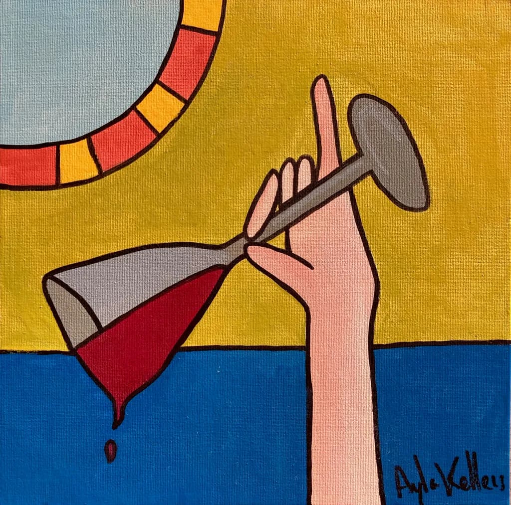 red wine lover - SOLD