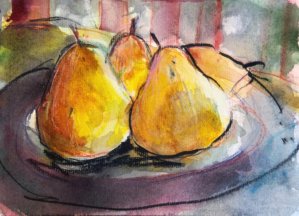 Ripe Pears Cluster