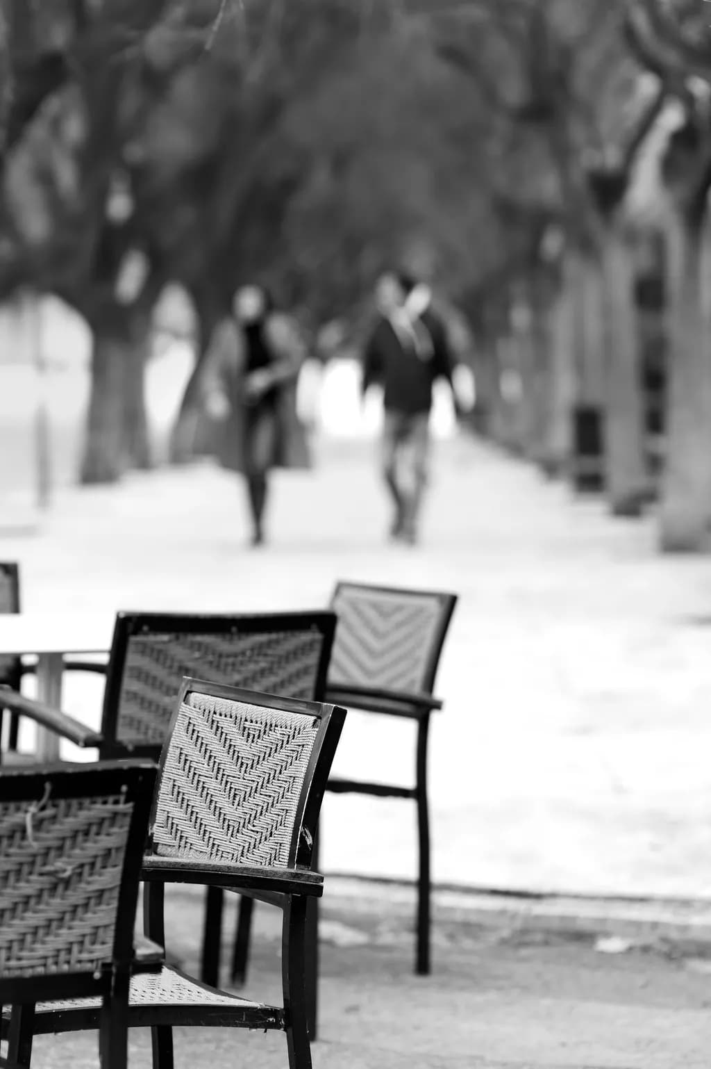 Empty chairs