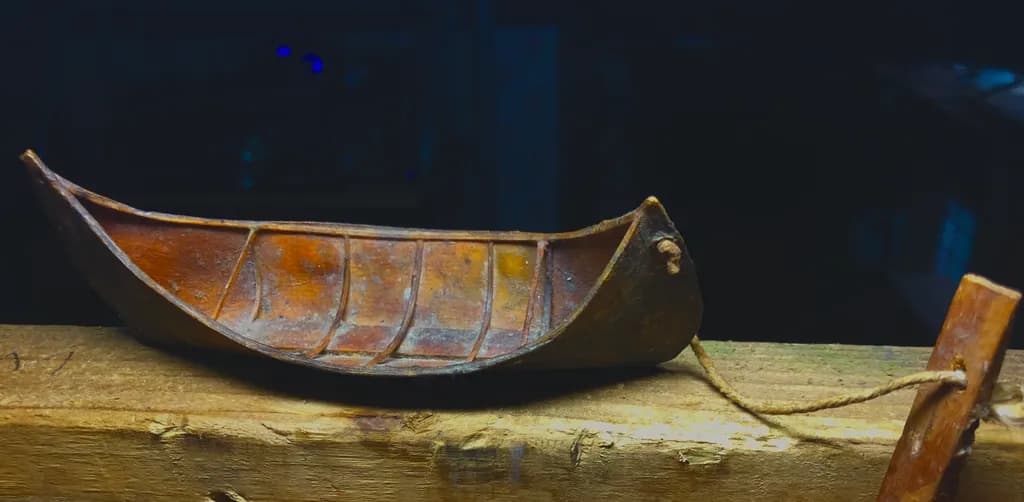 Rustic Wooden Boat
