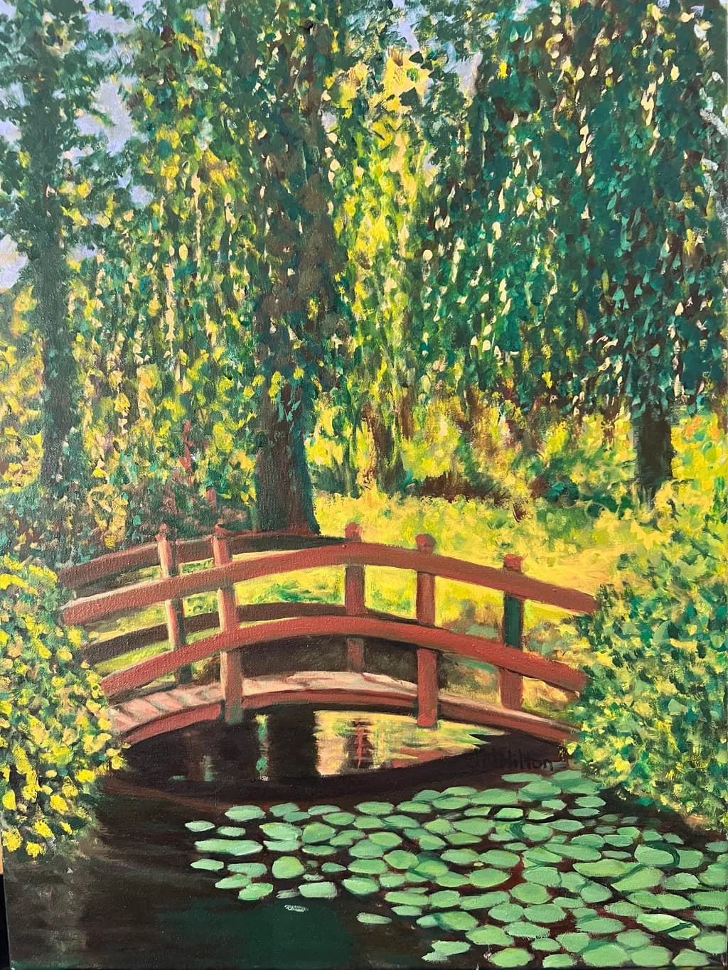 Tranquil Bridge Reflection