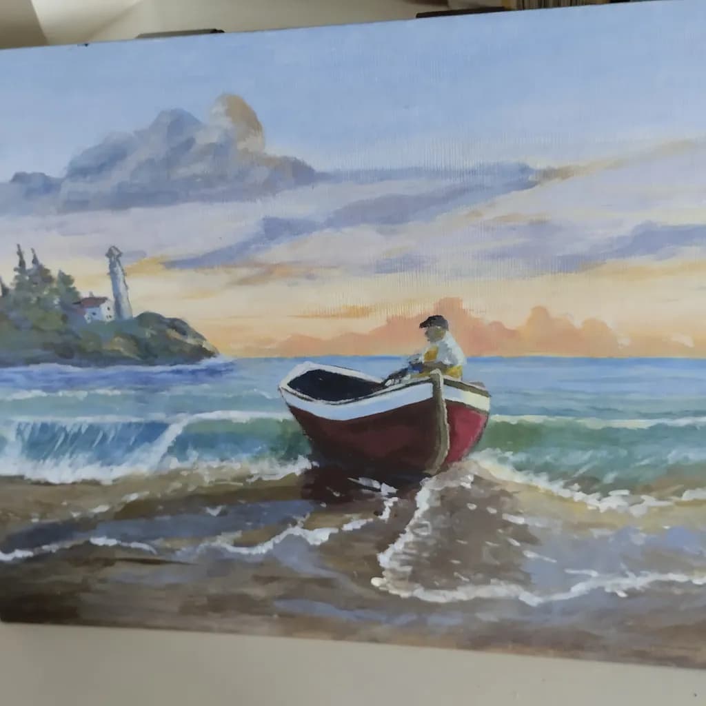 Evening Rowboat