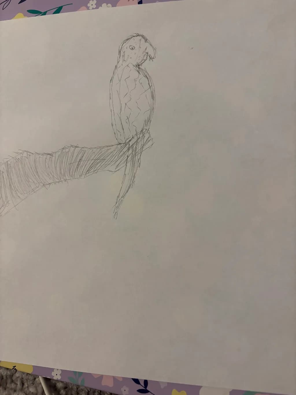 Perched Parrot