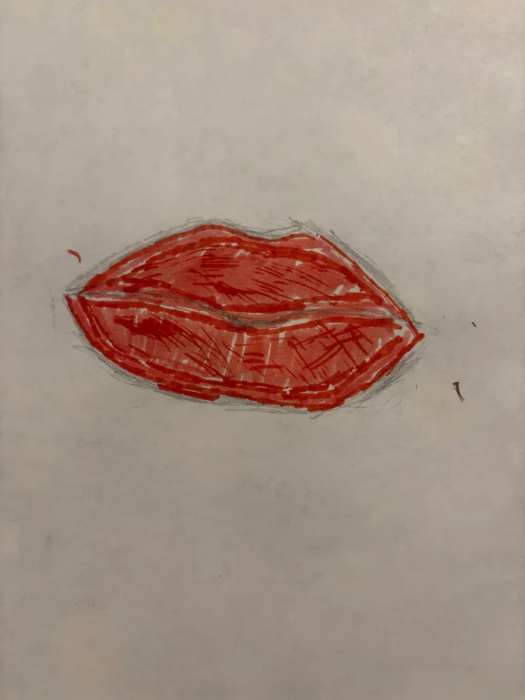 Bold Red Lips