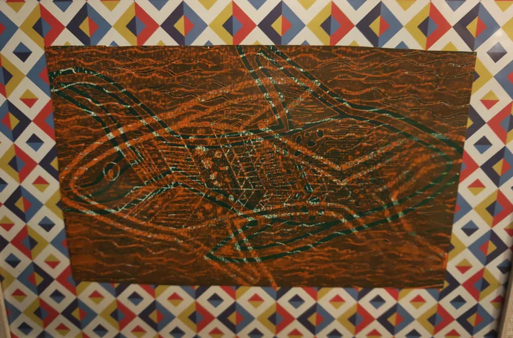 Abstract Fish Pattern