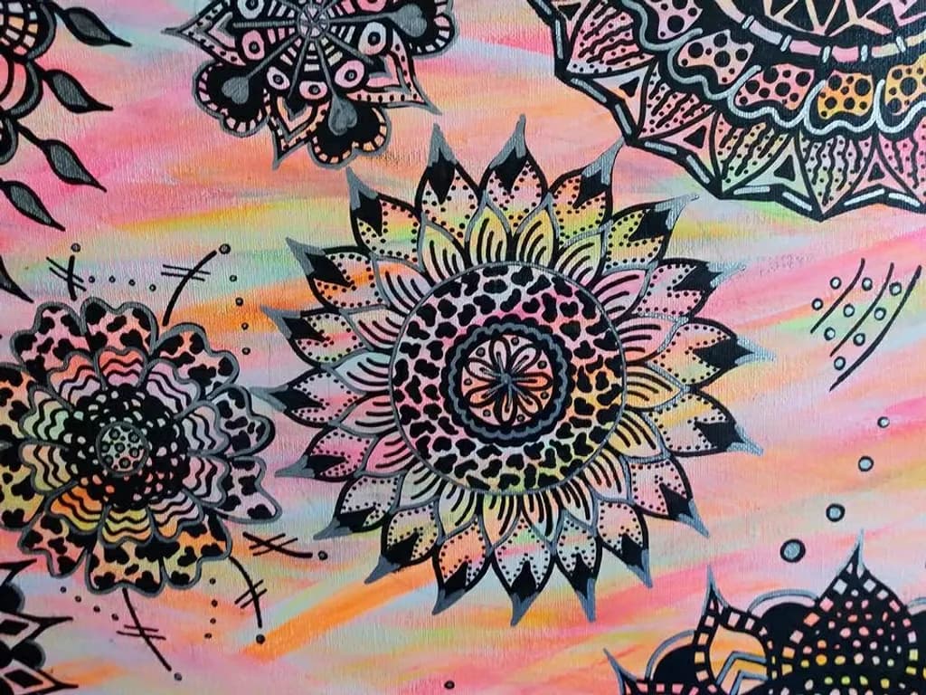 Floral Spectrum Mandalas