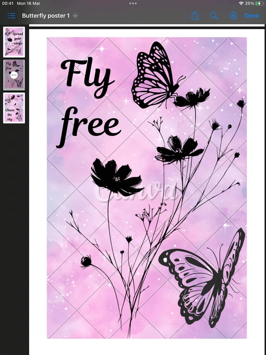 Fly Free Butterfly