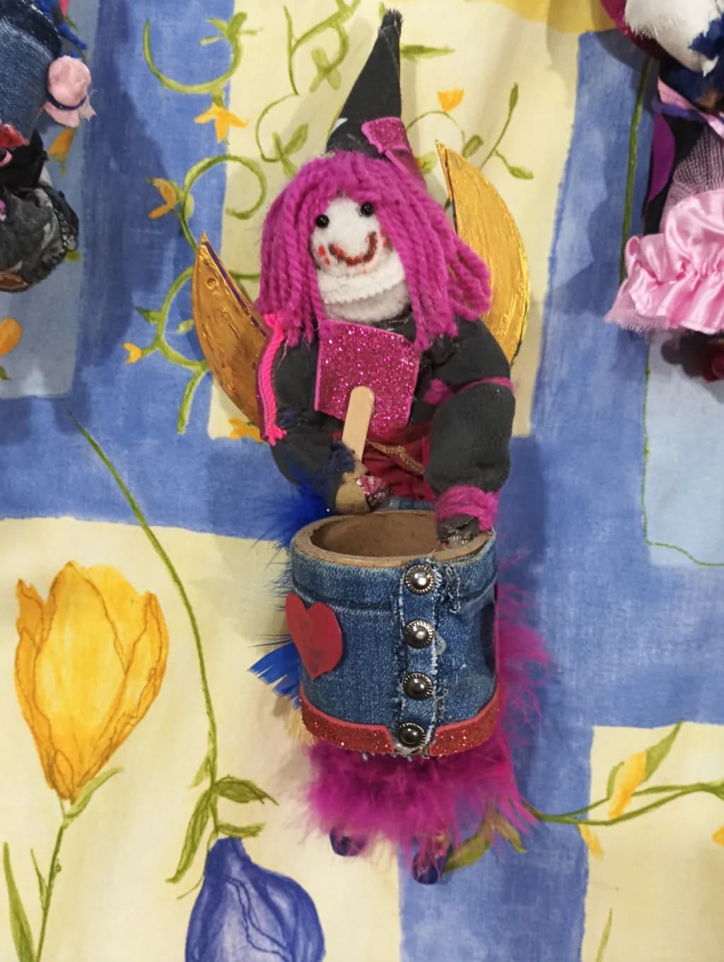 Playful Denim Fairy