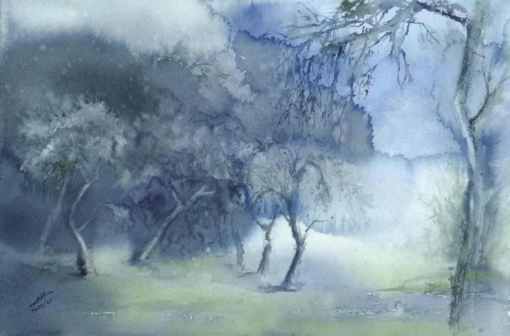 Misty Orchard