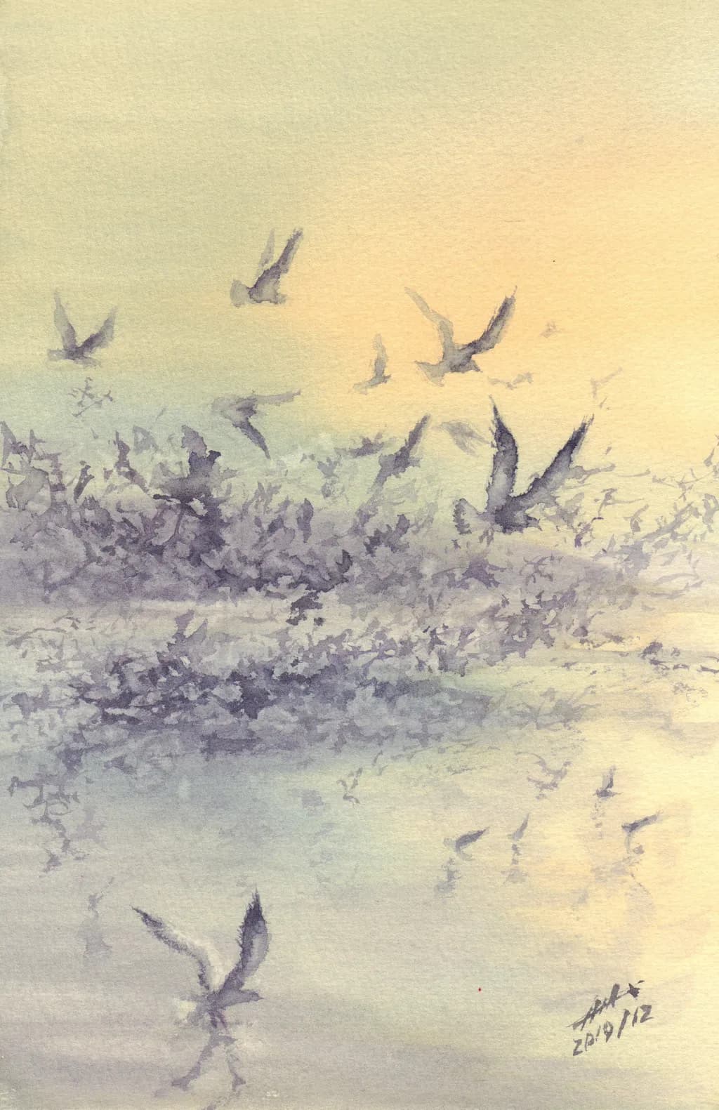 Flight at Dusk