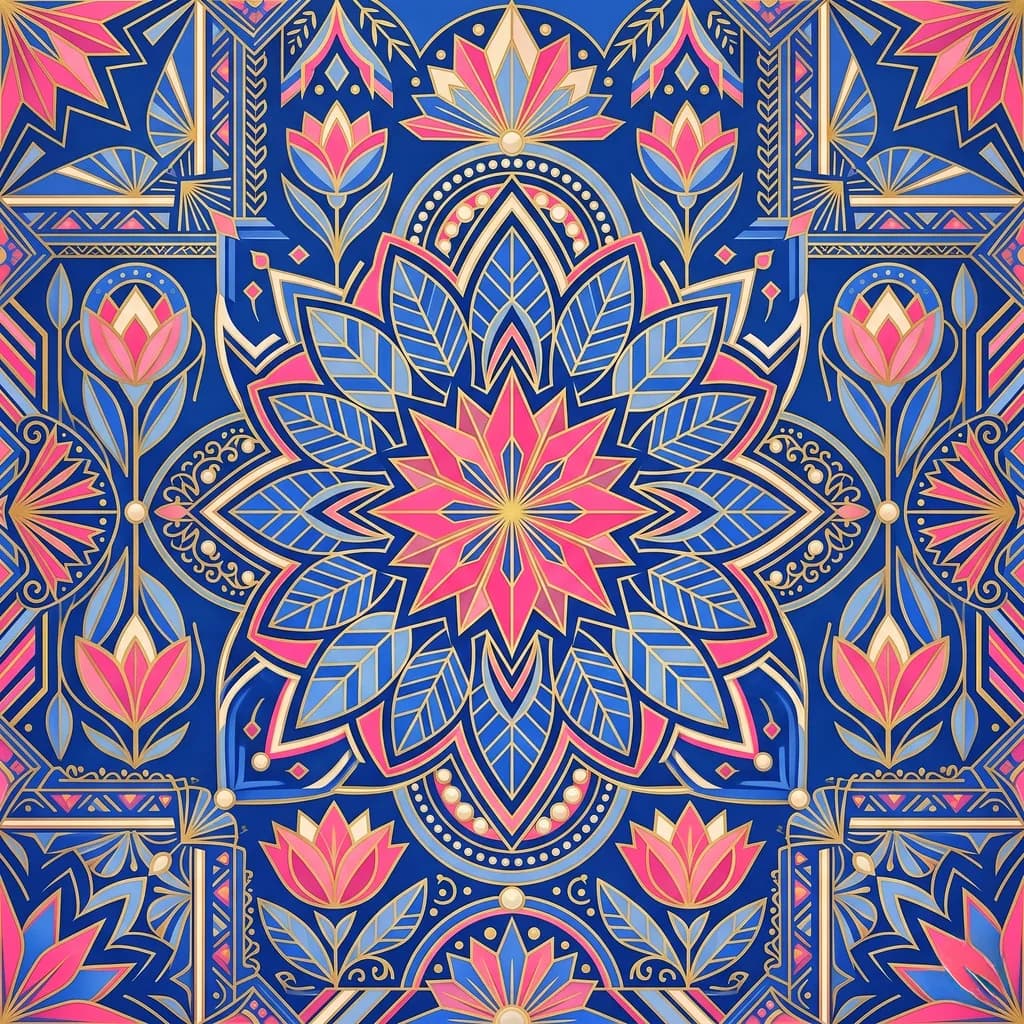 Lotus Mandala Pattern