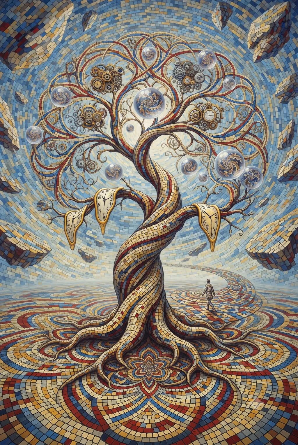 Mosaic Tree of Time