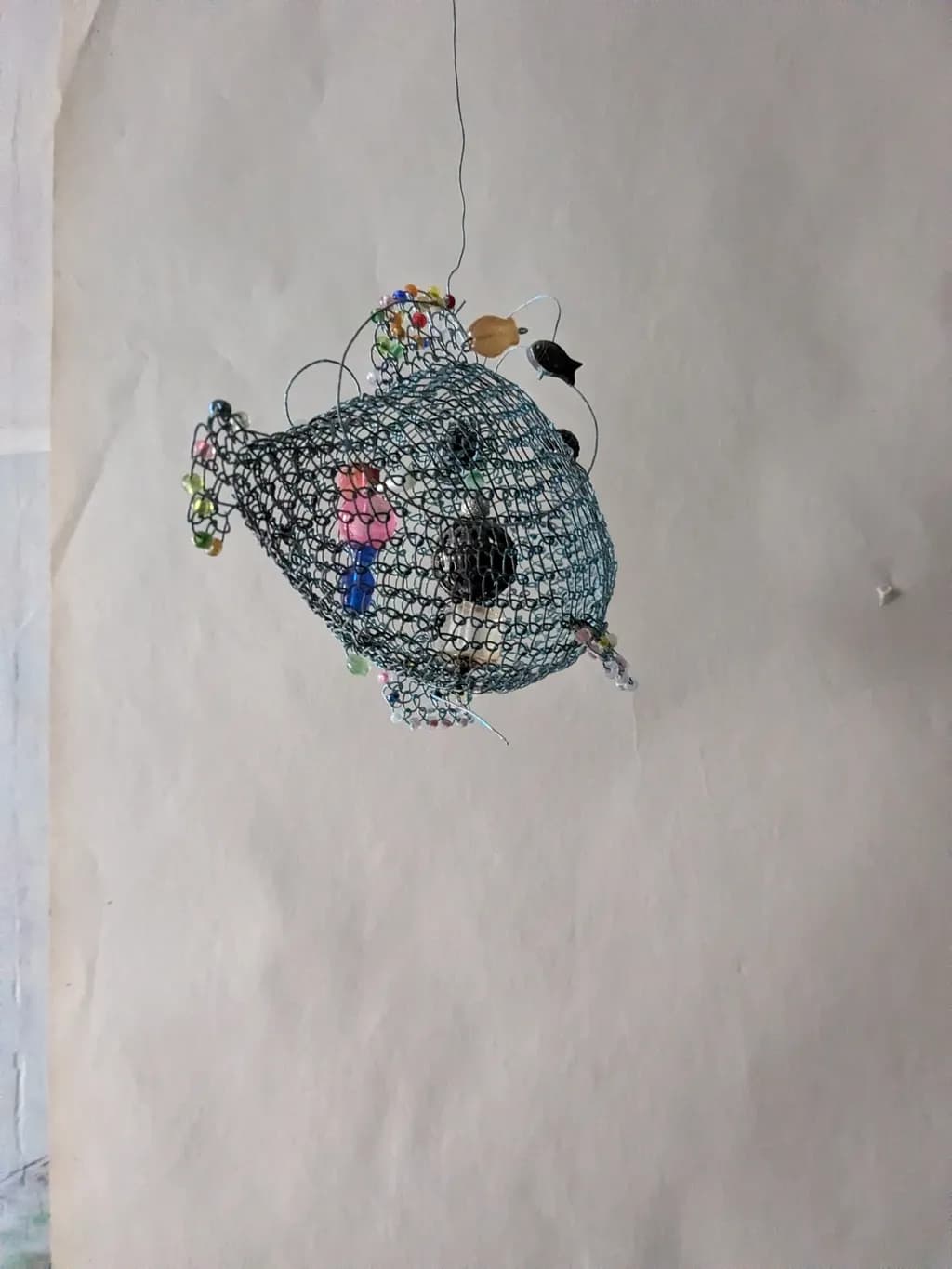 Beaded Fish Sculpture