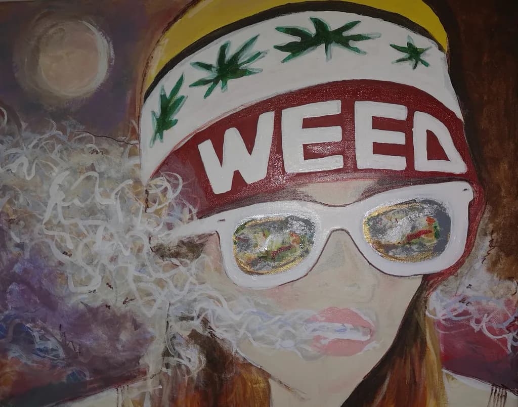 Colorful Smoke Portrait