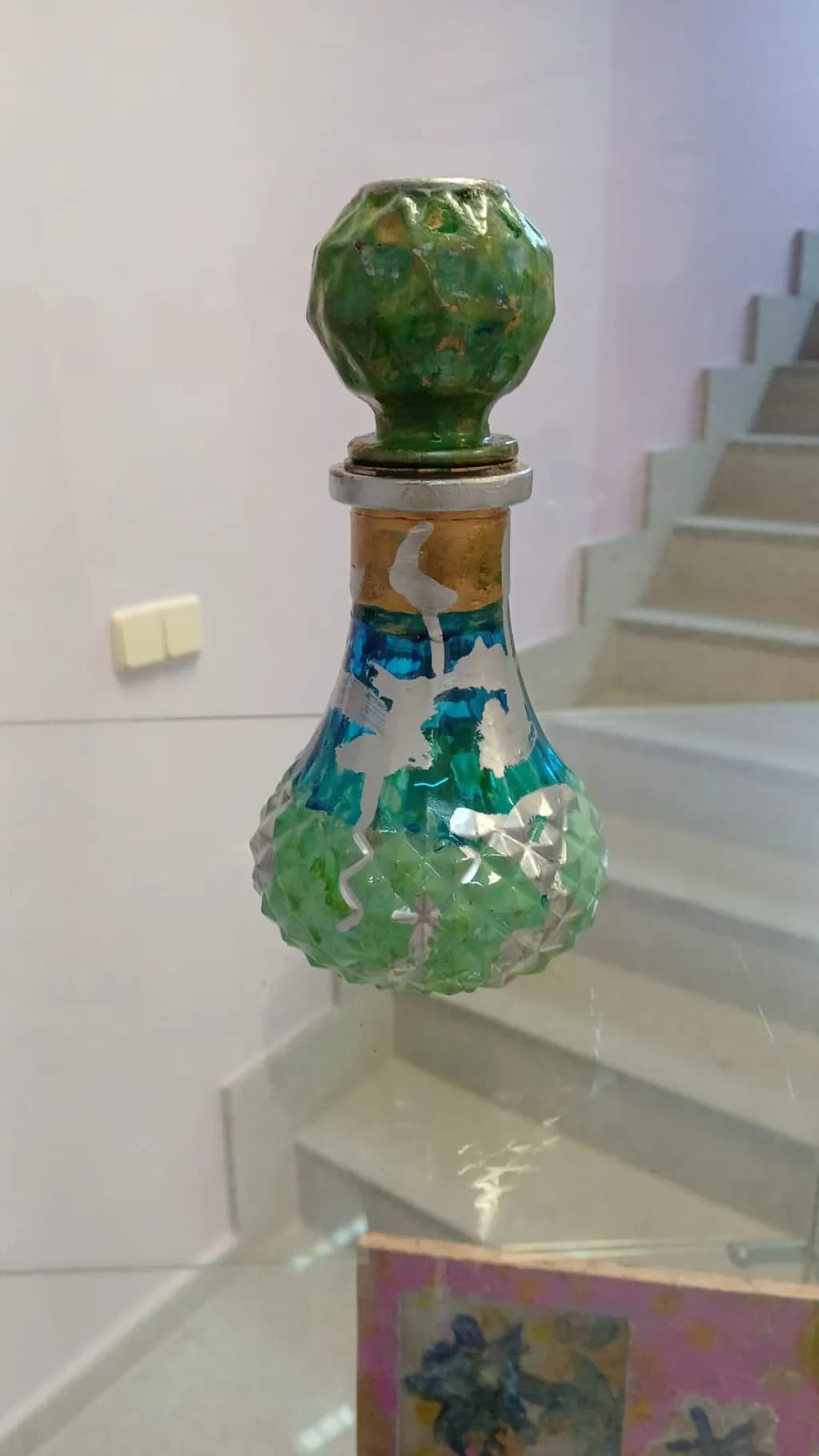 Colorful Glass Decanter