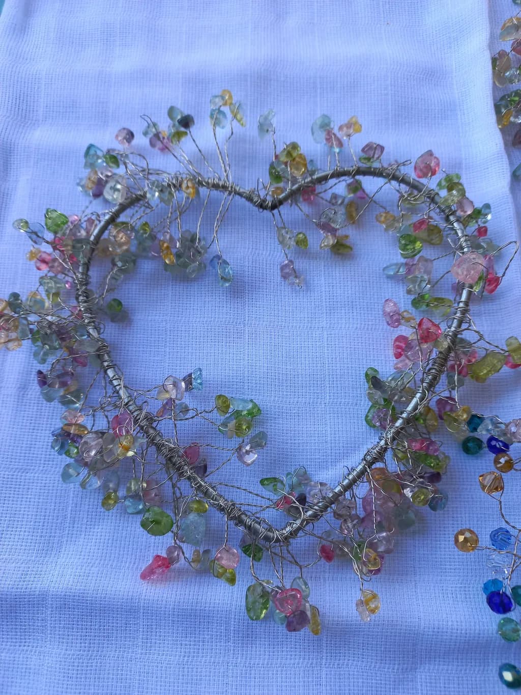 Colorful Heart Wreath
