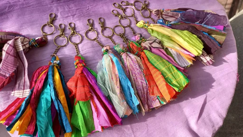 Colorful Tassel Keychains