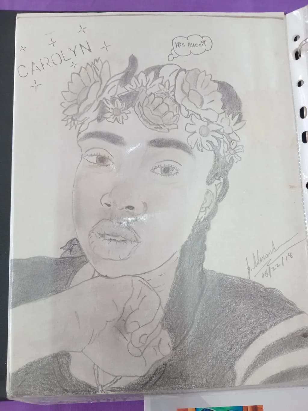 Carolyn Portrait with Floral Crown