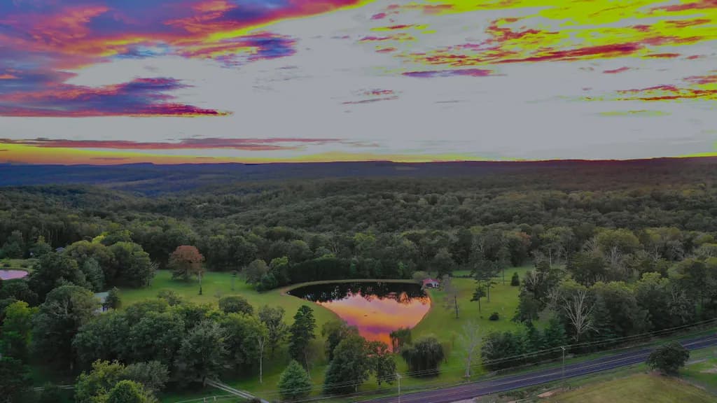 Tranquil Sunset Reflection