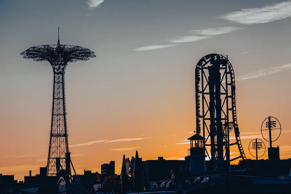 Coney Island Silhouette