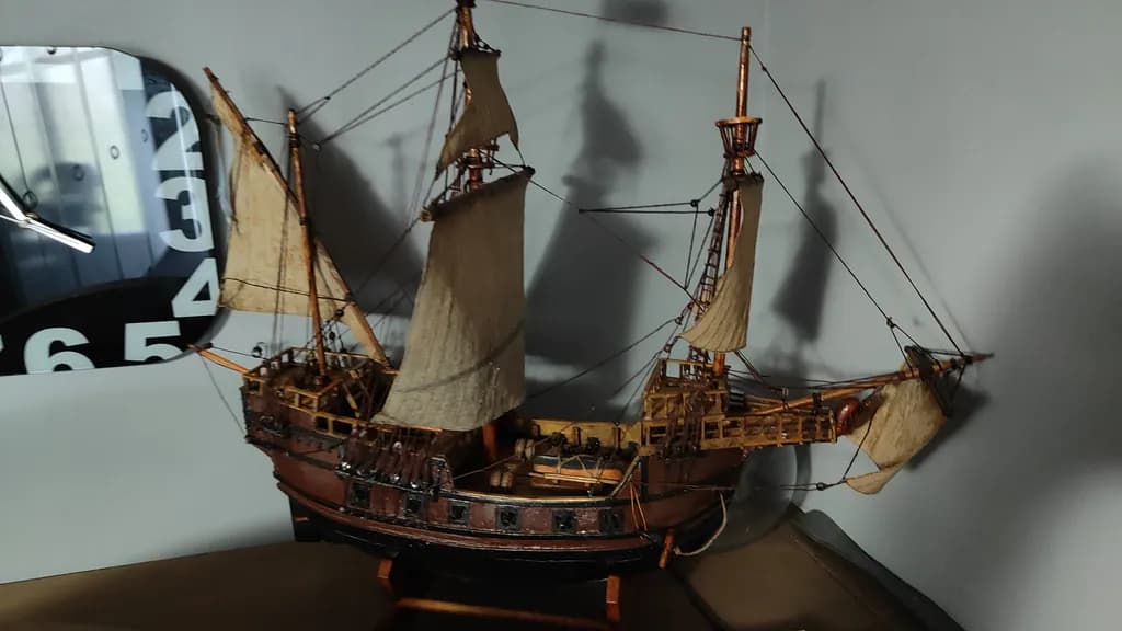 Antique Galleon Model