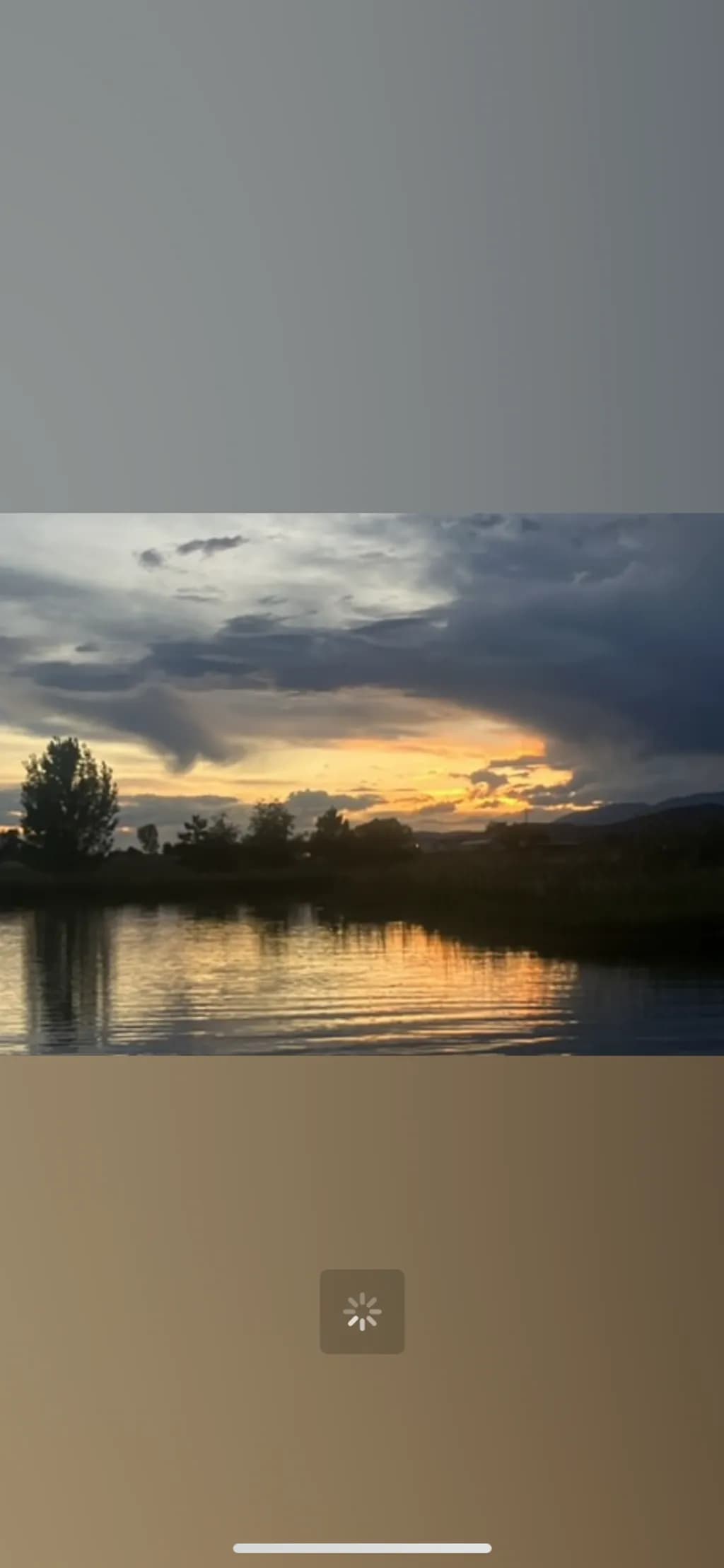 Sunset Reflection on Water