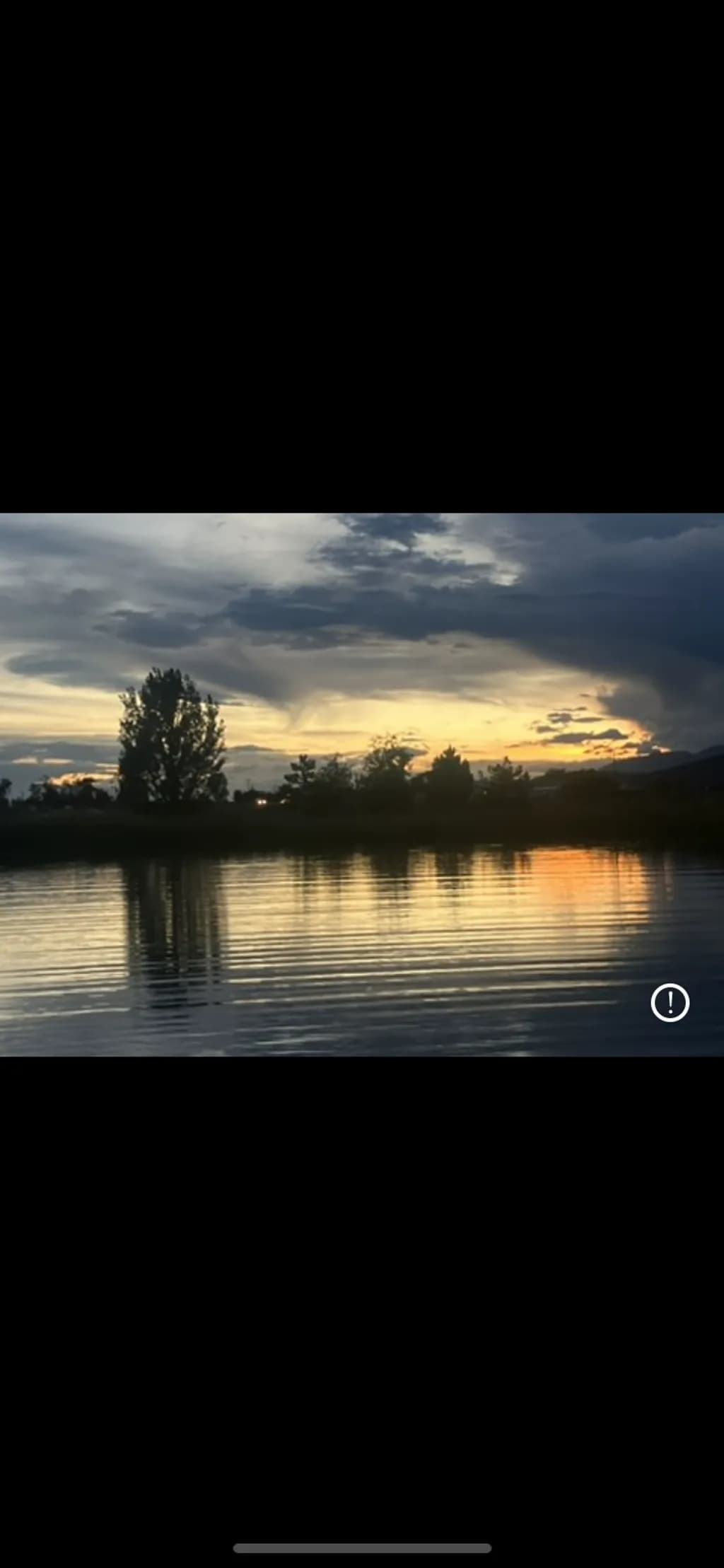 Sunset Lake Reflection