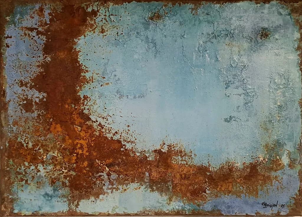 Rust and Blue Harmony