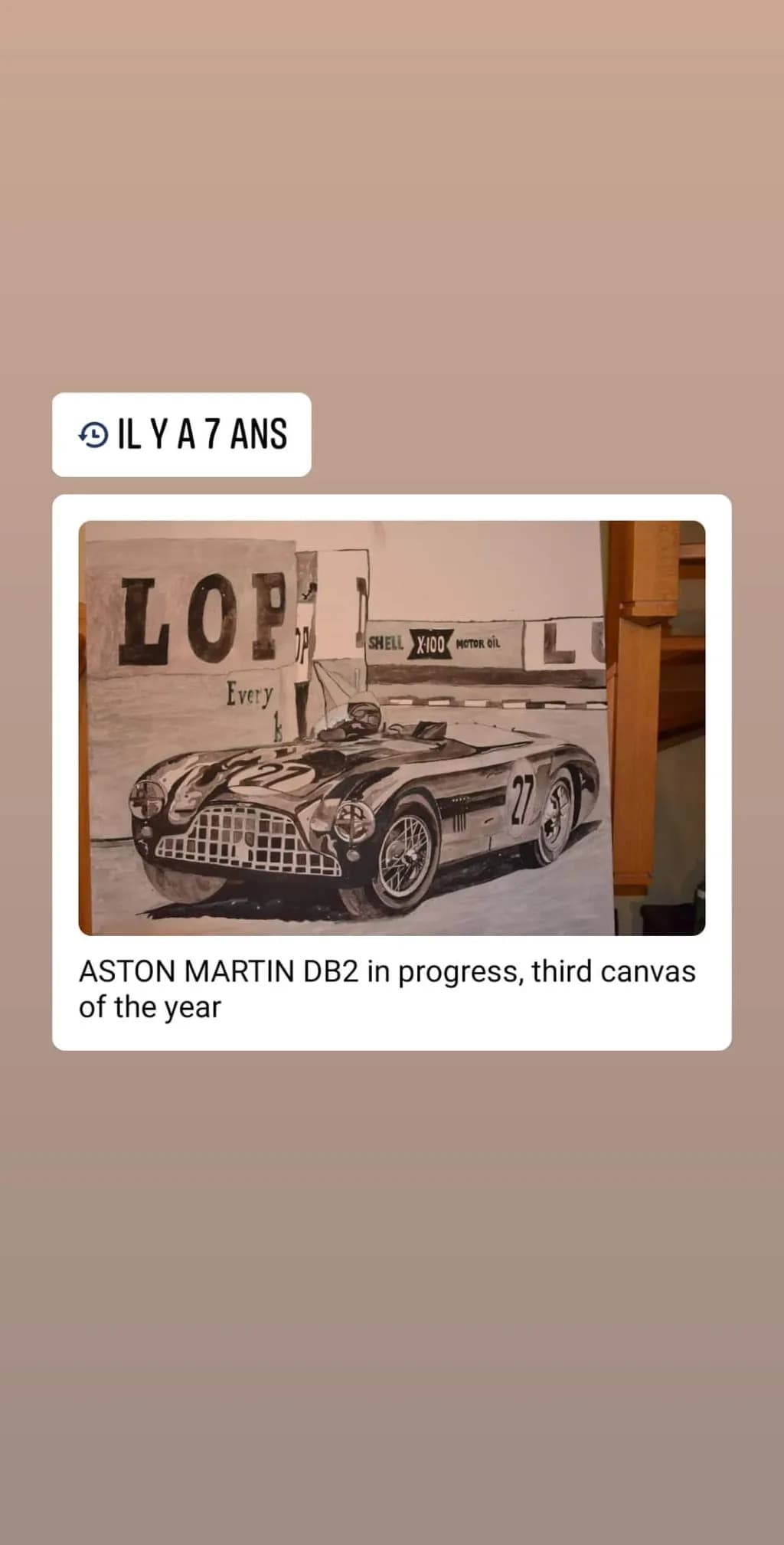 Aston Martin DB2 Sketch
