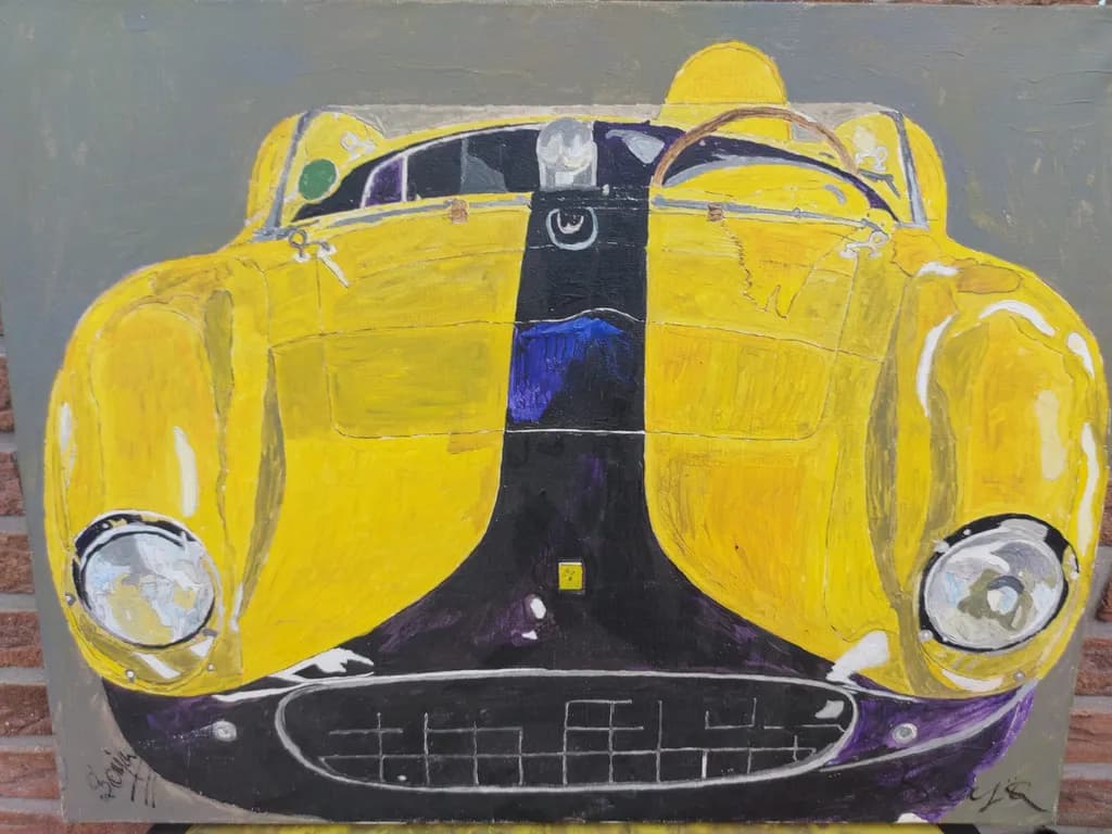 Vintage Yellow Automobile