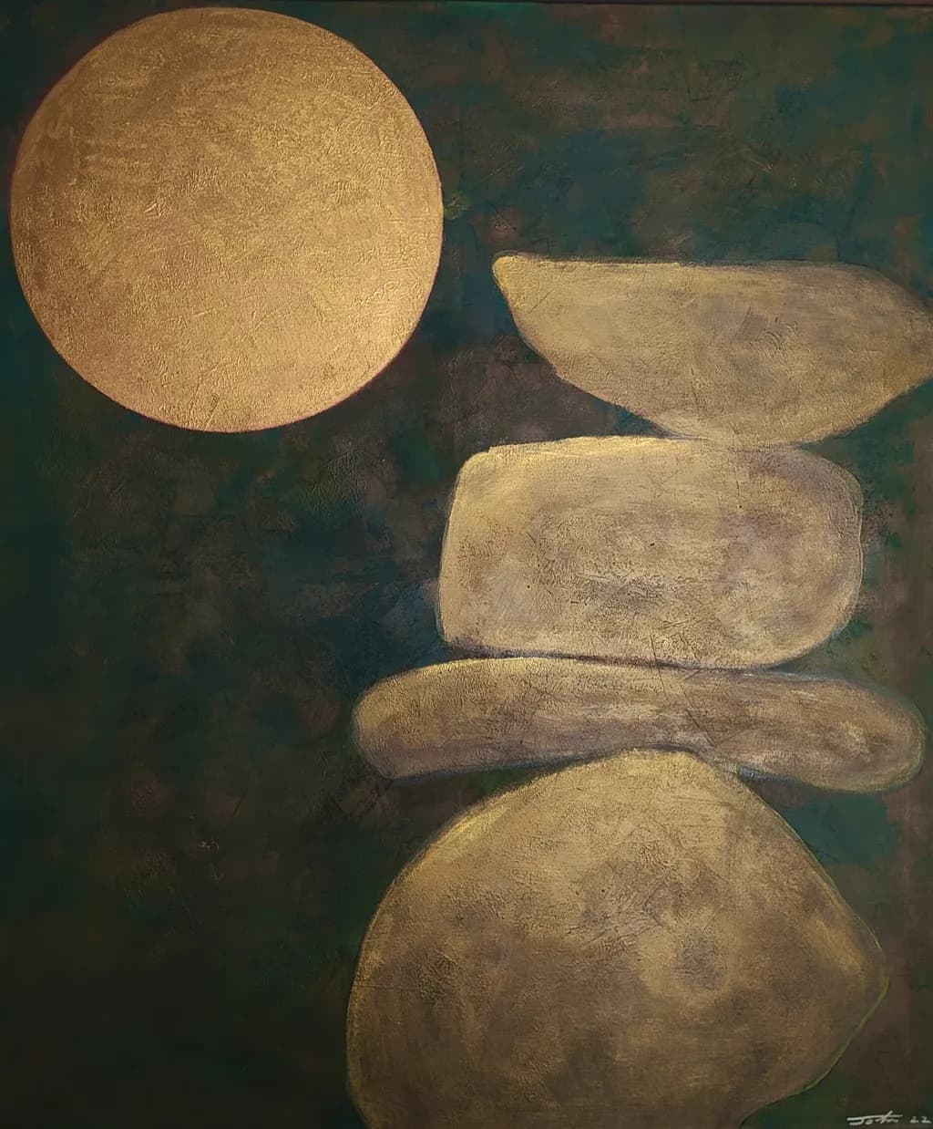 Fog on the stone 