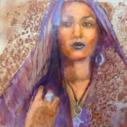 Veiled Ornate Portrait