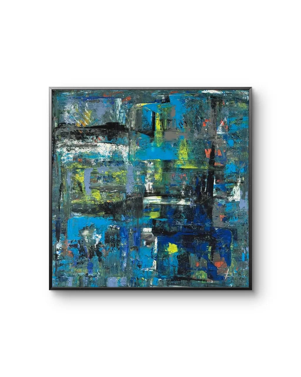 Urban Blue Mosaic