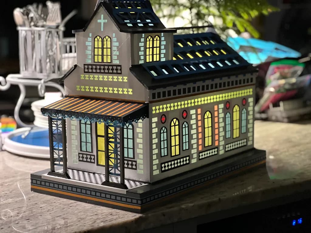 Illuminated Charm House
