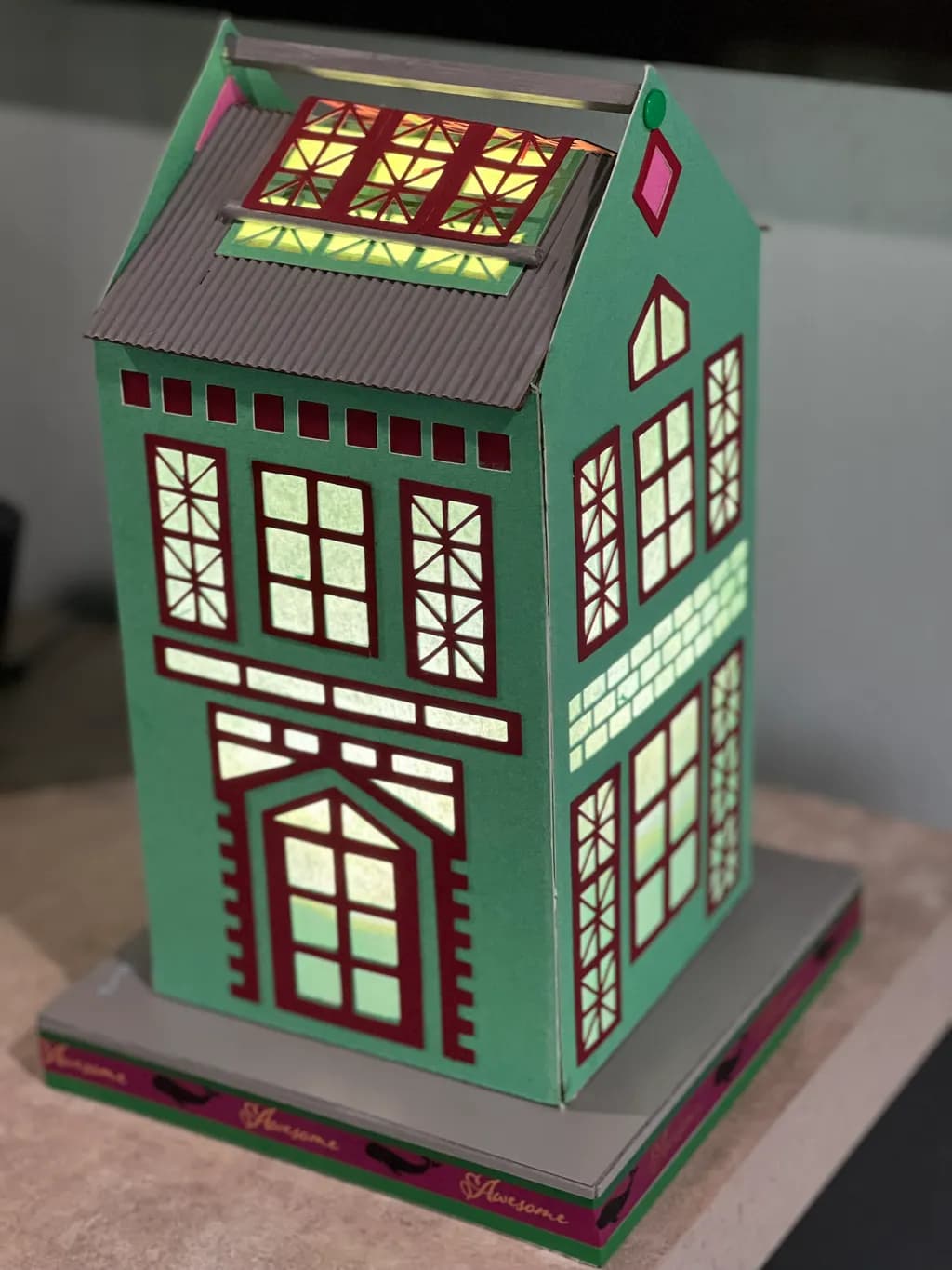 Colorful Paper House