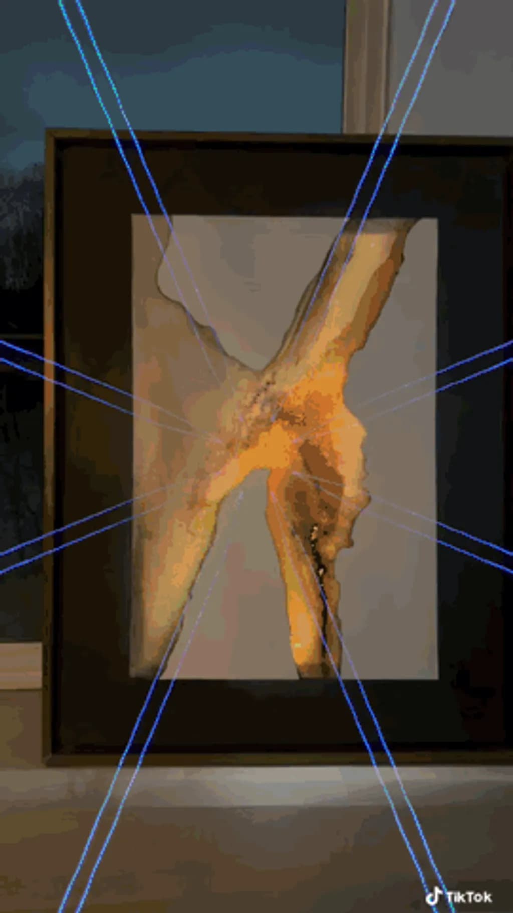 Dynamic Gold Abstract