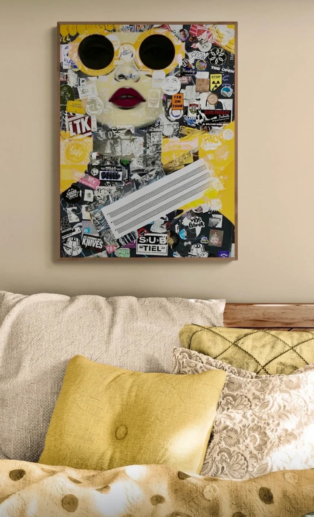 Yellow Collage Musician