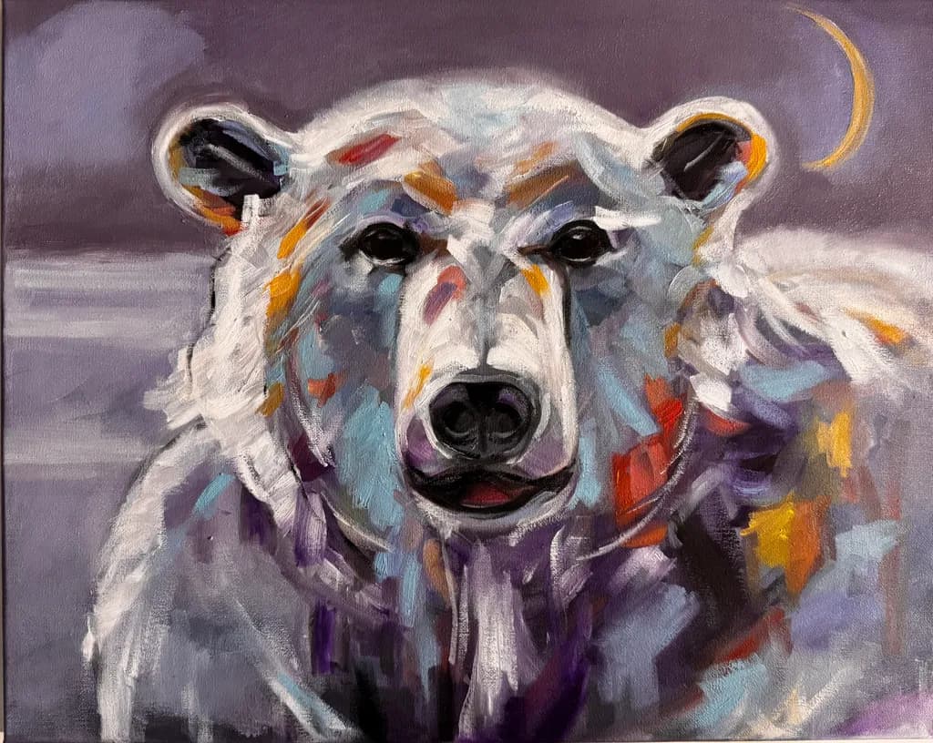 Prismatic Bear Portrait