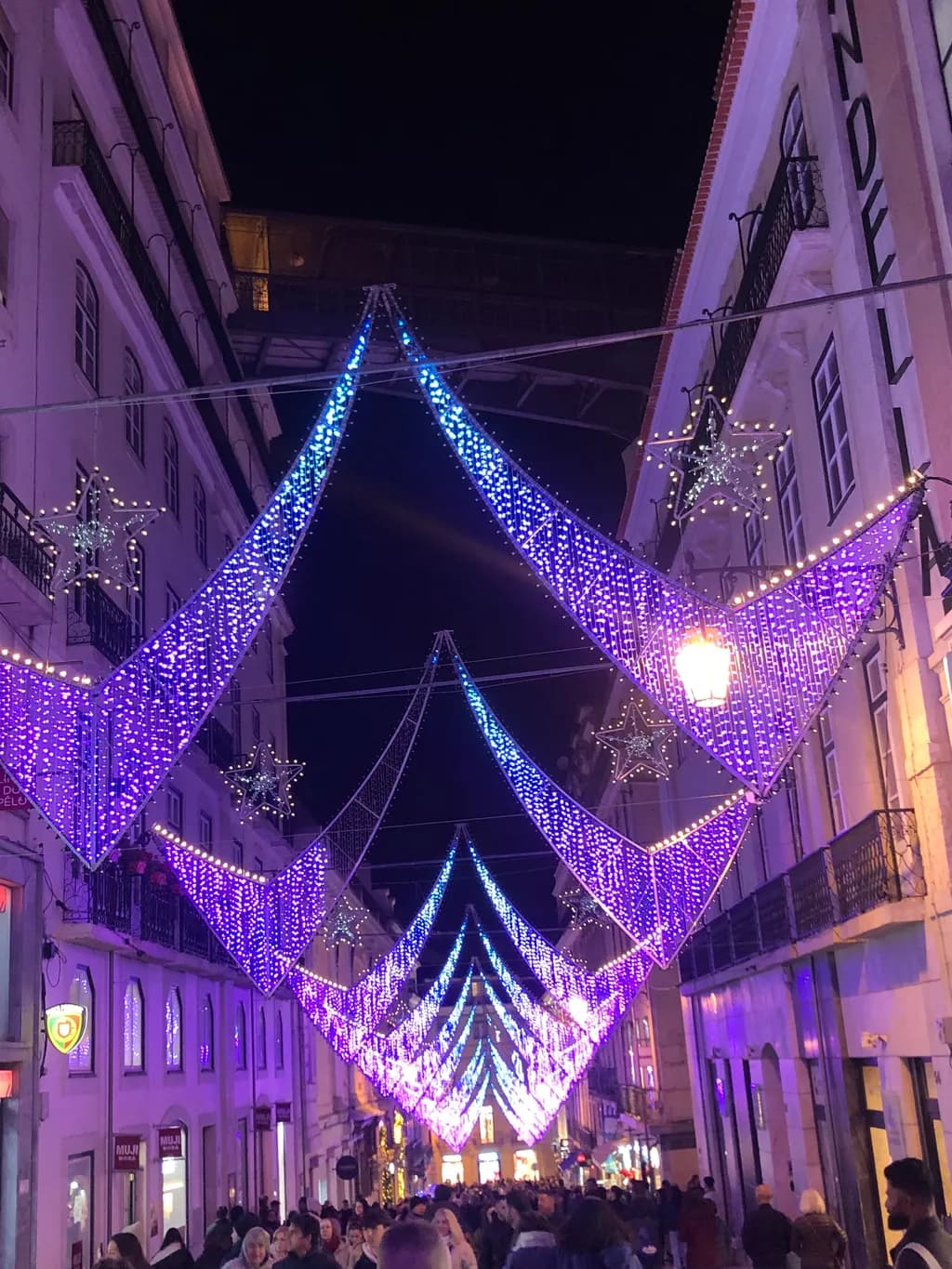 Illuminated Streetscape
