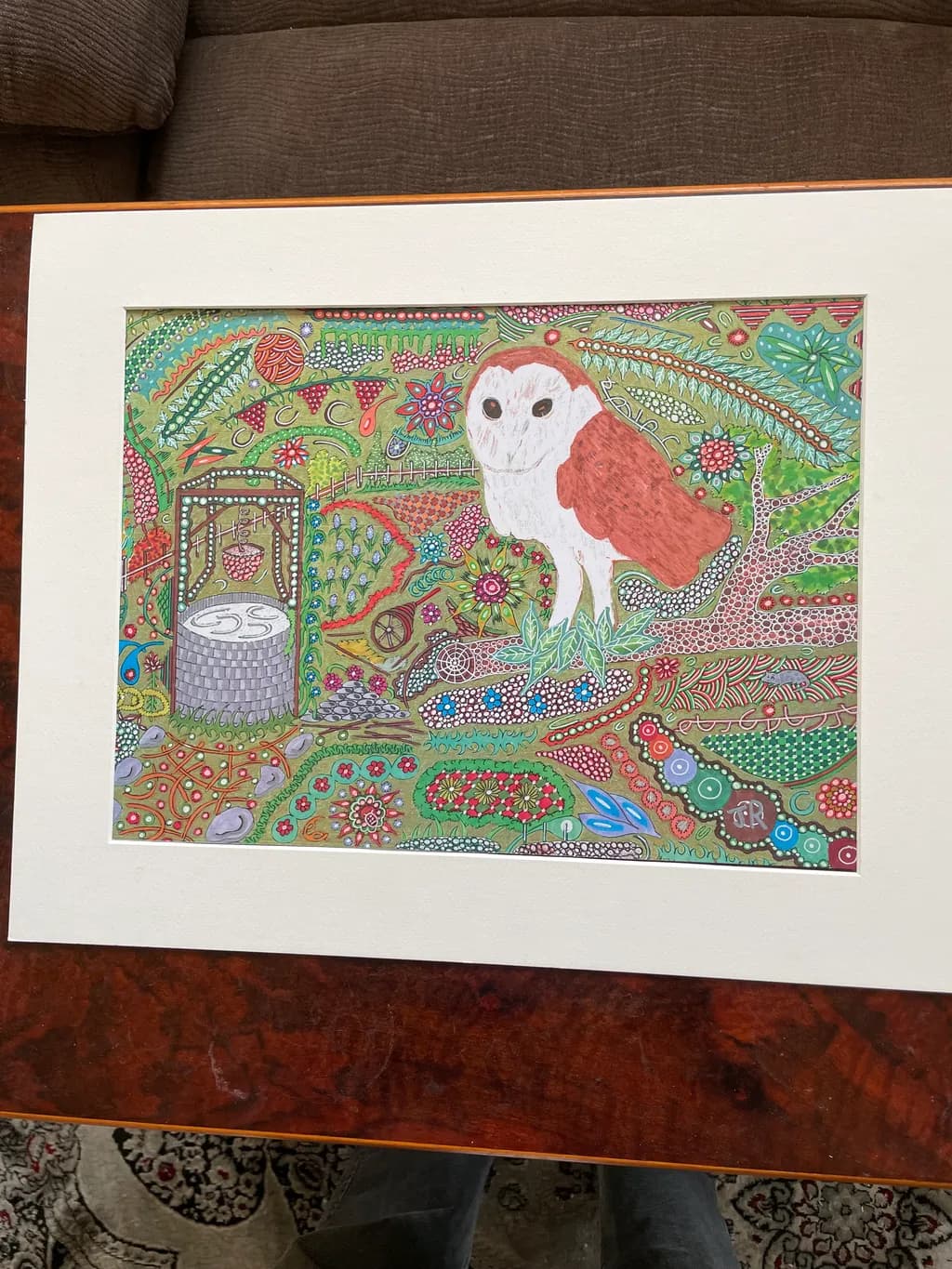 Owl in Nature's Tapestry