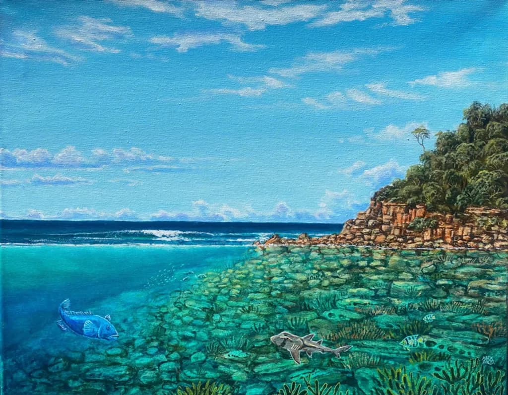 Beneath Shelly Beach
